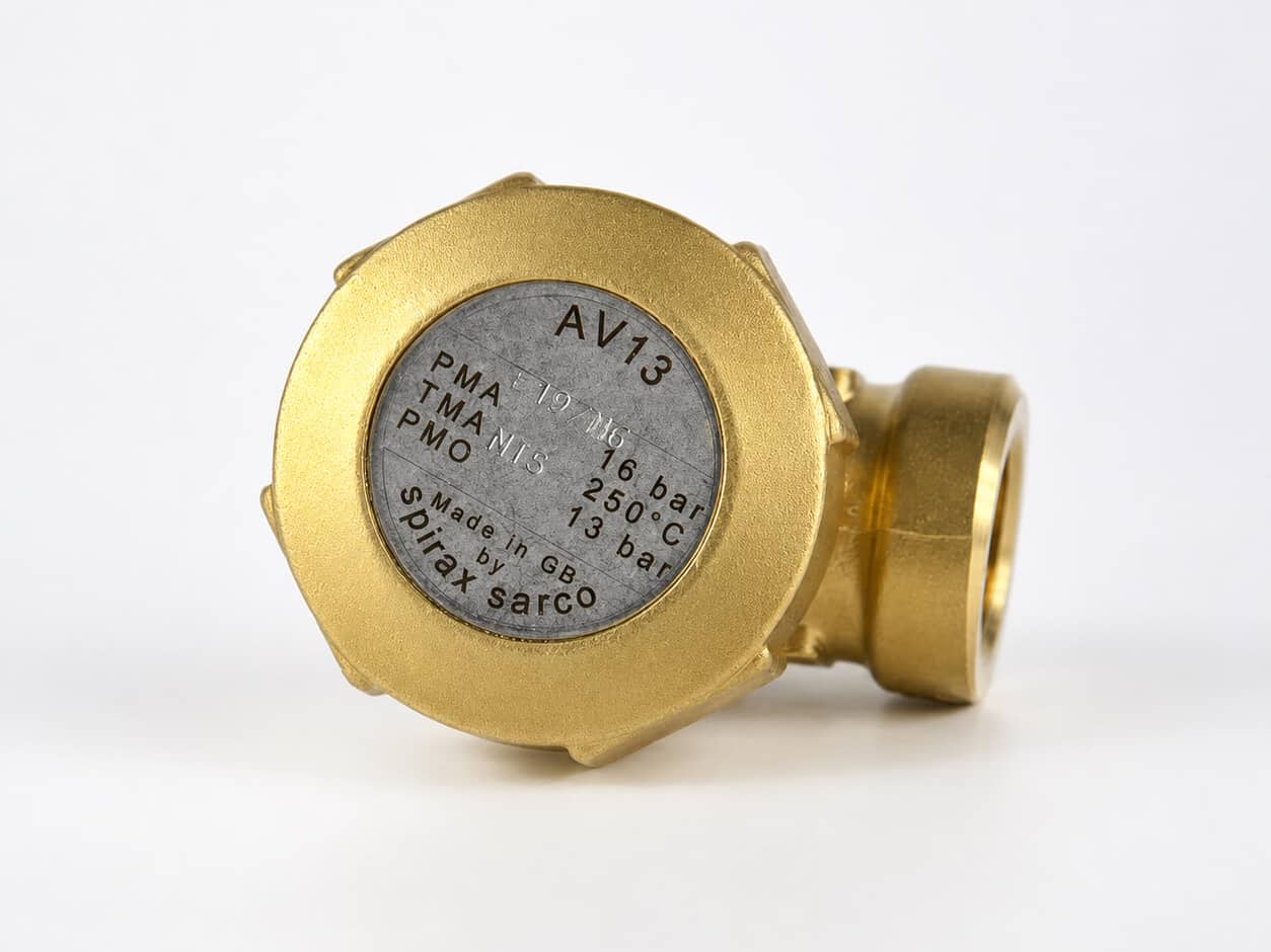 فتحة تهوية نظام البخار Spirax Sarco AV13